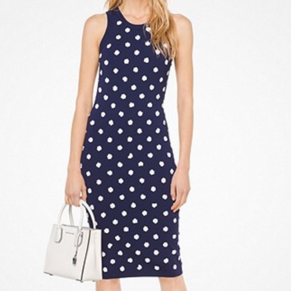 Michael Kors Flower Embellished Dress